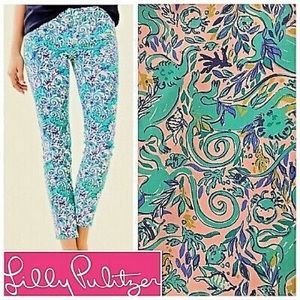 NWT Lilly Pulitzer South Ocean Skinny Monkey Sea 0